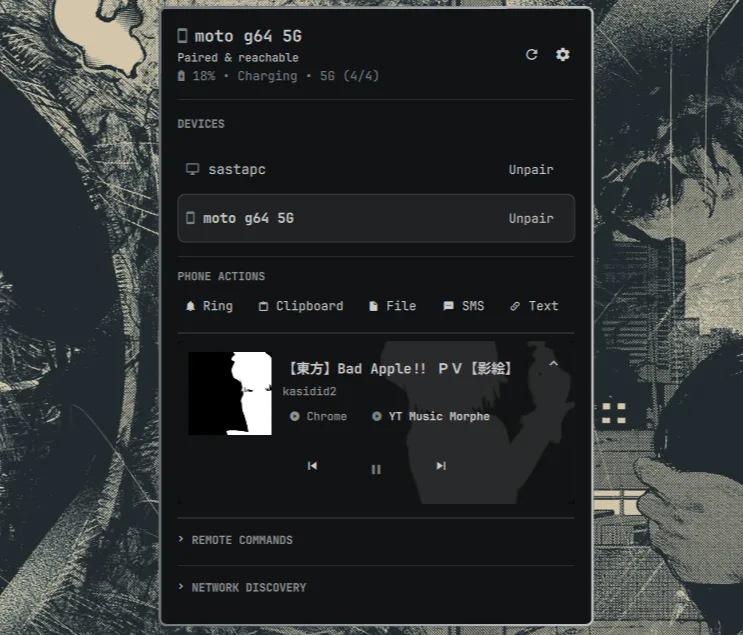 OmaConnect preview from the Omarchy plugin marketplace catalog